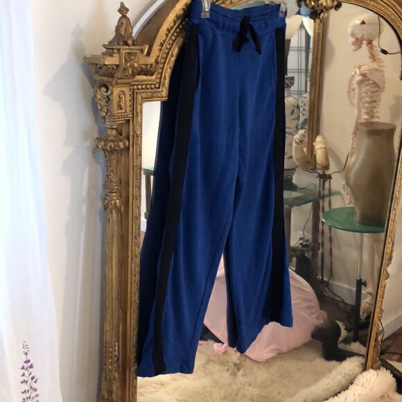 Alala Wide Leg Stripe Active Lounge Streetwear Pants - Picture 6 of 14